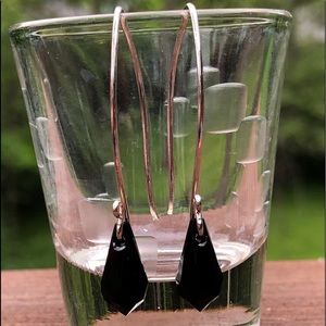 Sterling Silver and Swarovski Crystal Earrings